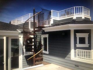 Completed custom build showing structural work (project 3)
