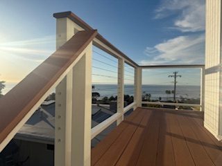 Custom deck construction in San Diego County (project 1)
