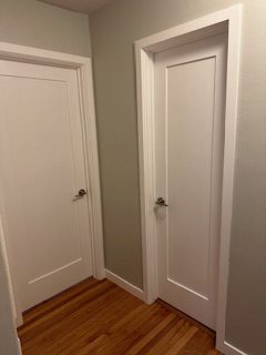 Custom door installation by Moore Quality Builders (project 6)